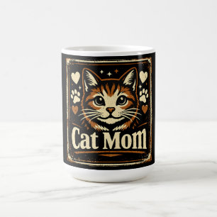 Caneca De Café Mãe de Gato – Orgulhoso Amor Felino Materno