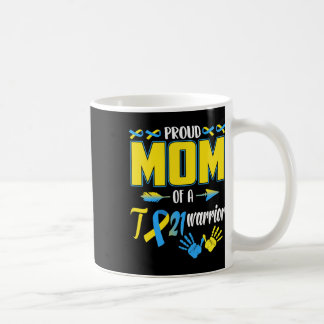 Caneca De Café Mãe de Guerreiro T21 Conscientização sobre Síndrom