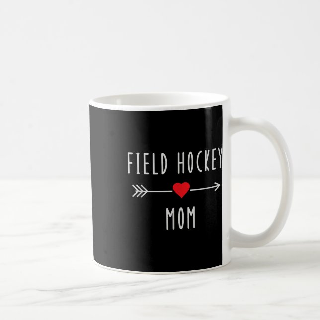 Caneca De Café Mãe de hóquei engraçada presente engraçado de hóqu (Direita)