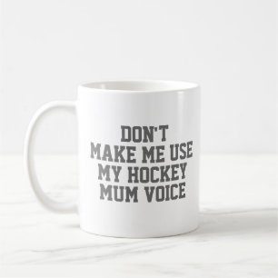 Caneca De Café Mãe de hóquei - Presente Mug   Engraçado Citação d