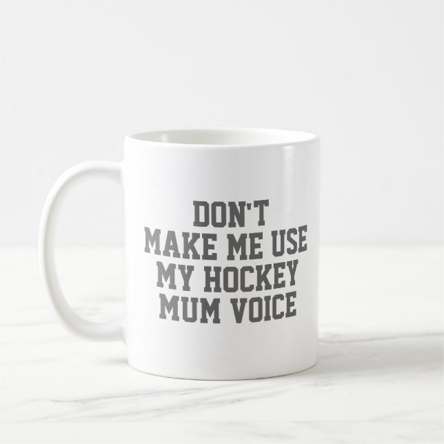 Caneca De Café Mãe de hóquei - Presente Mug | Engraçado Citação d (Esquerda)