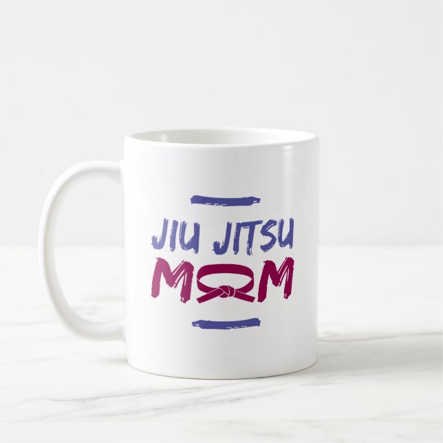 Caneca De Café Mãe de Jiu Jitsu (Esquerda)
