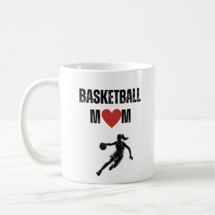 Caneca De Café Mãe de jogador de basquete (jogadora)