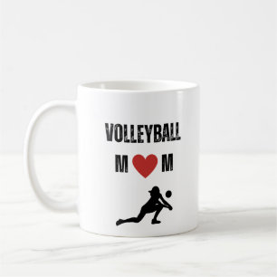 Caneca De Café Mãe de jogador de vôlei