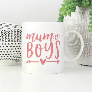 Caneca De Café Mãe de Meninos
