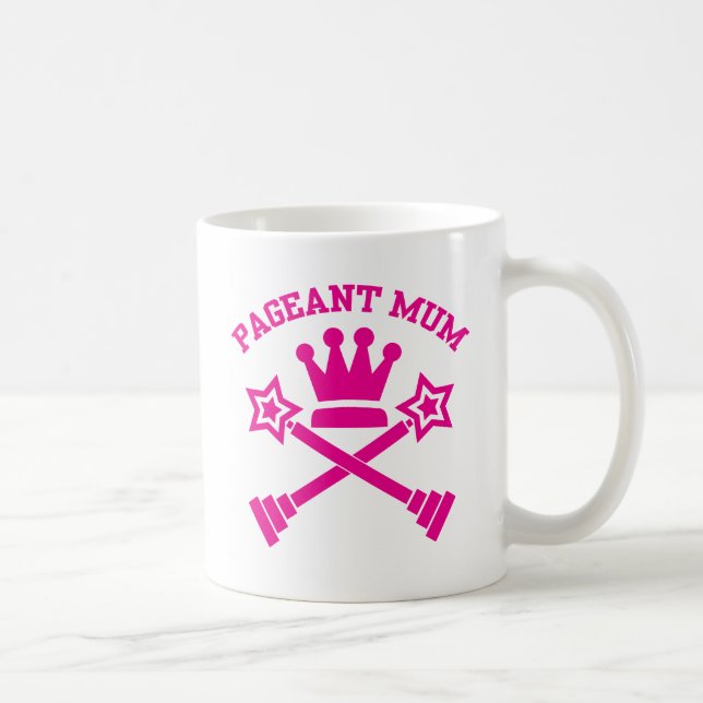 Caneca De Café Mãe de Pageant - Pageants (Direita)