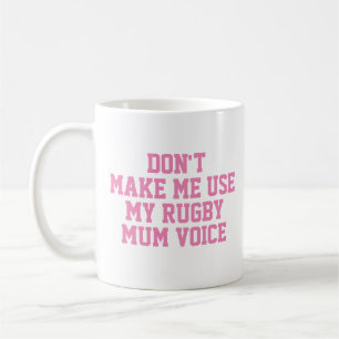 Caneca De Café Mãe de Rugby Gift Mug   Engraçado Citação de S