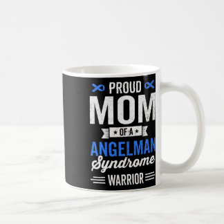 Caneca De Café Mãe de um Guerreiro com Síndrome de Angelman Sobre