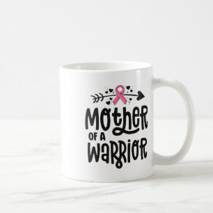 Caneca De Café Mãe De Uma Família De Guerreiros, Cancer De Mama R