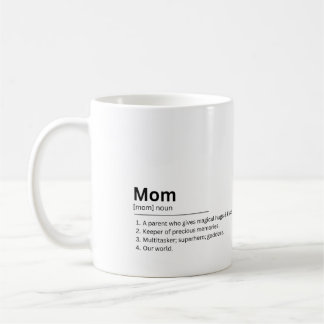 Caneca De Café Mãe Definição Seu Presente Fotográfico para Dia de