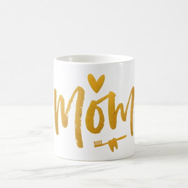 Caneca De Café Mãe Dentista Sotaque Cardíaco Keepsasakmug (Centro)