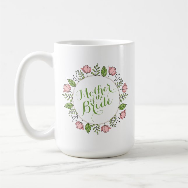 Caneca De Café Mãe do Casamento da Noiva | Mug Clássico (Esquerda)
