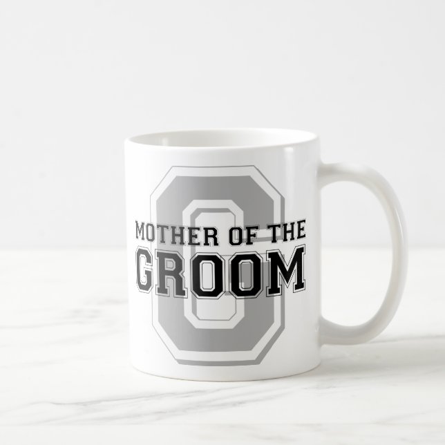 Caneca De Café Mãe do elogio do noivo (Direita)