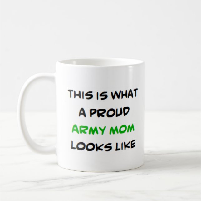 Caneca De Café mãe do exército (Esquerda)