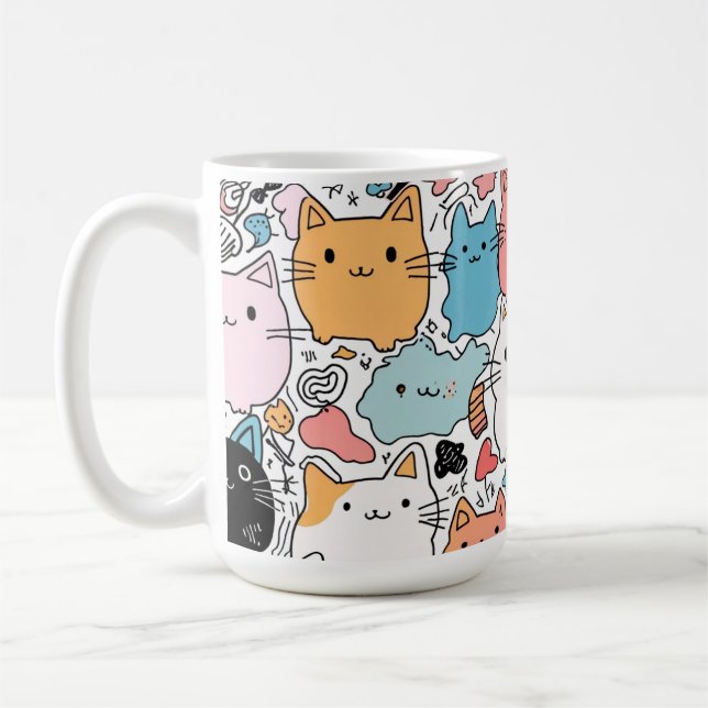 Caneca De Café mãe do gato (Esquerda)