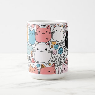Caneca De Café mãe do gato