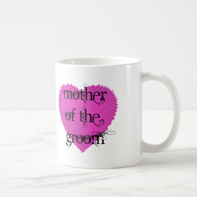Caneca De Café Mãe do Groom (Direita)