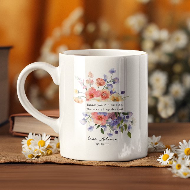 Caneca De Café Mãe do Groom Mug | Obrigado (Criador carregado)