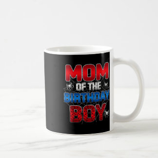 Caneca De Café Mãe Do Menino De Aniversário Correspondendo à Famí
