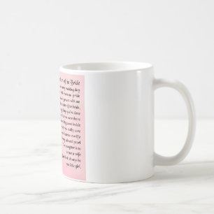 Caneca De Café Mãe do poema da noiva - rosas