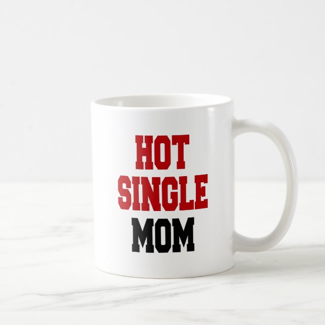 Caneca De Café Mãe do Solteiro quente (Direita)