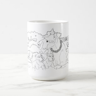 Caneca De Café Mãe do Terrier Escocês