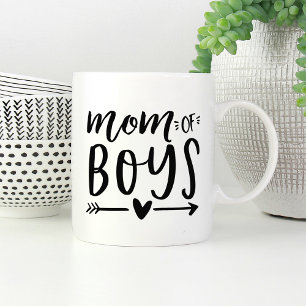 Caneca De Café Mãe dos Meninos
