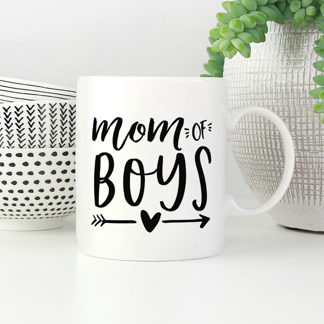 Caneca De Café Mãe dos Meninos (Criador carregado)