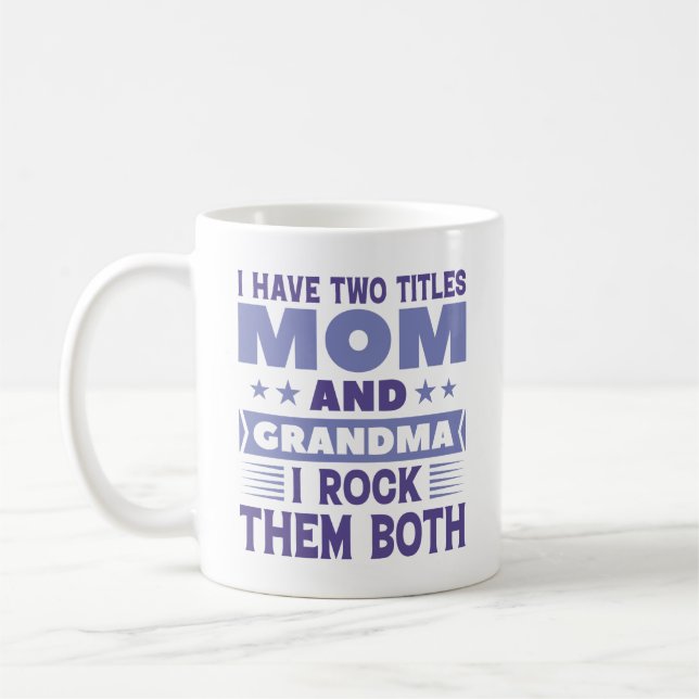 Caneca De Café Mãe E Avó (Esquerda)
