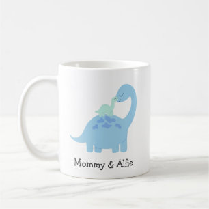 Caneca De Café Mãe e Bebê, Dino Bonito, Família de Correspondênci