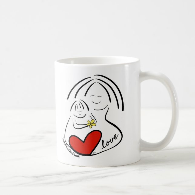 Caneca De Café Mãe e criança (Direita)
