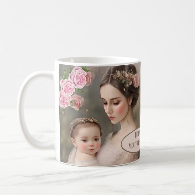 Caneca De Café Mãe e Filho (Esquerda)