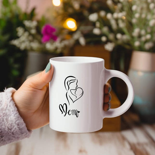 Caneca De Café Mãe e Filho Mug (Criador carregado)