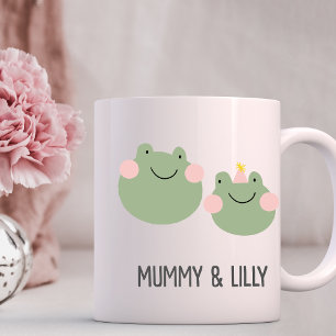 Caneca De Café Mãe e Sapo de Bebê, Família de Correspondência Per