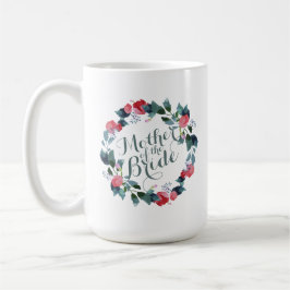 Caneca De Café Mãe Elegante do Casamento da Noiva | Mug Clássico