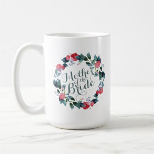 Caneca De Café Mãe Elegante do Casamento da Noiva   Mug Clássico