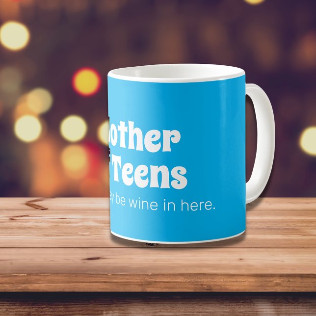 Caneca De Café Mãe Engraçada de Adolescentes Brilhante Tumg de Ca (Criador carregado)