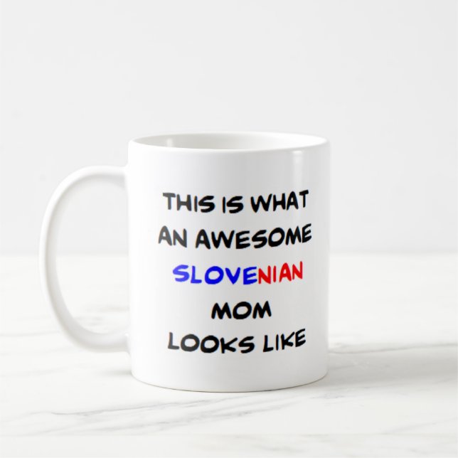 Caneca De Café mãe eslovena, incrível (Esquerda)