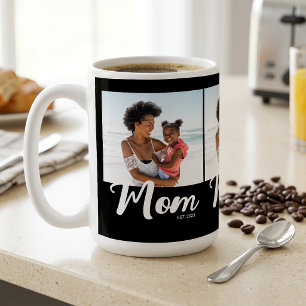 Caneca De Café Mãe Estabeleceu Roteiro Preto 3 Foto