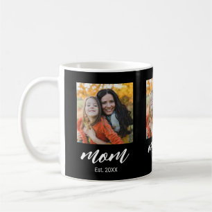 Caneca De Café Mãe Estabeleceu Roteiro Preto 3 Foto