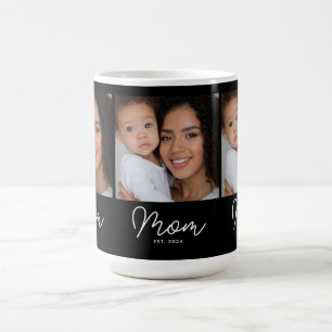 Caneca De Café Mãe Estabeleceu Roteiro Preto 3 Foto
