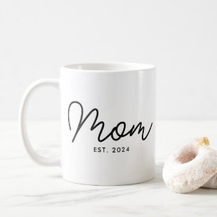 Caneca De Café Mãe Estabelecida Nova Mãe Presente