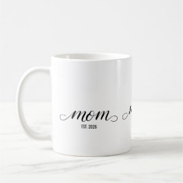 Caneca De Café Mãe Estabelecida Novo Presente de Mãe