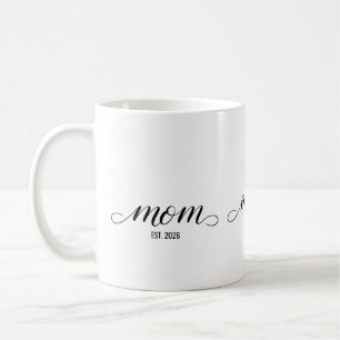 Caneca De Café Mãe Estabelecida Novo Presente de Mãe