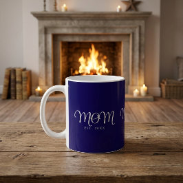Caneca De Café Mãe Estabelecida Novo Presente de Mãe Escrito Bran