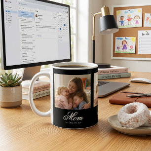 Caneca De Café Mãe Estabelecida Roteiro Branco 3 Foto