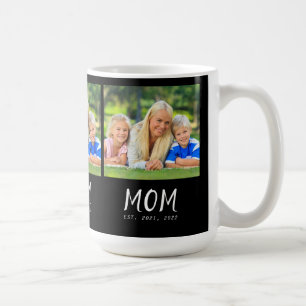 Caneca De Café Mãe Estabelecida Roteiro Preto 3 Foto