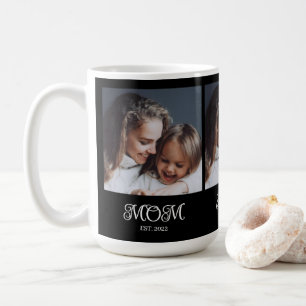 Caneca De Café Mãe Estabelecida Roteiro Preto 3 Foto