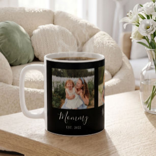 Caneca De Café Mãe Estabelecida Roteiro Preto 3 Foto