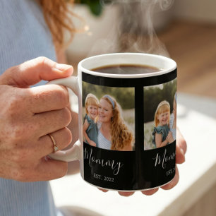 Caneca De Café Mãe Estabelecida Roteiro Preto 3 Foto